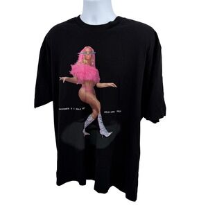 Beyonce T-Shirt Mens XXL Black Year Of Renaissance 2023 Tour Hip Hop Concert